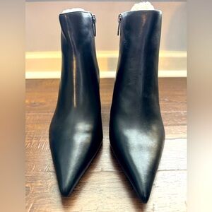 Vince Camuto ~ NEW Black Leather Oskana Ankle Boots Size 8